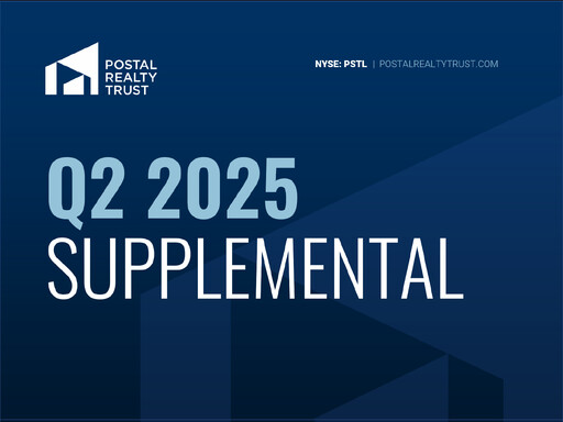 Thumbnail Postal Realty Trust Quarterly Report 2025-q2