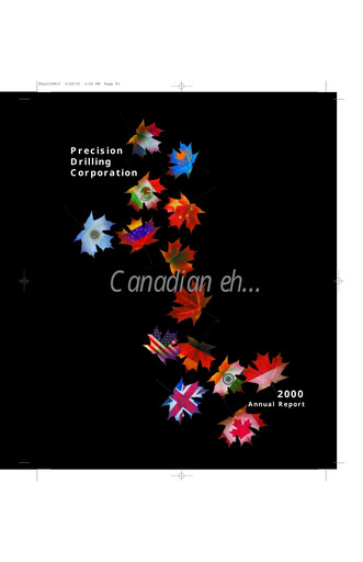 Thumbnail Precision Drilling Corporation Annual Report 2000