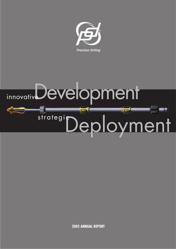 Thumbnail Precision Drilling Corporation Annual Report 2002