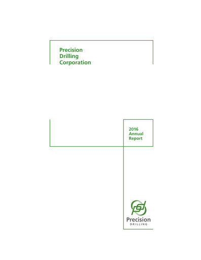 Thumbnail Precision Drilling Corporation Annual Report 2016