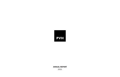 Miniature PVH Corp.
 Rapport annuel 2021