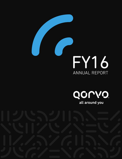 Vorschaubild Qorvo
 Jahresbericht 2015-2016