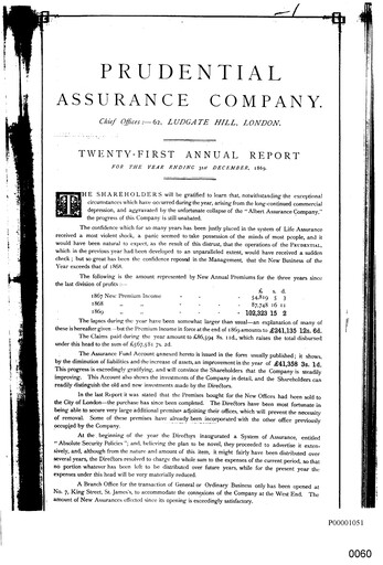 Vorschaubild Prudential Jahresbericht 1869