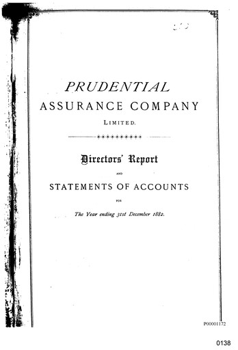 Vorschaubild Prudential Jahresbericht 1882