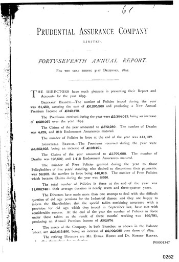 Vorschaubild Prudential Jahresbericht 1895