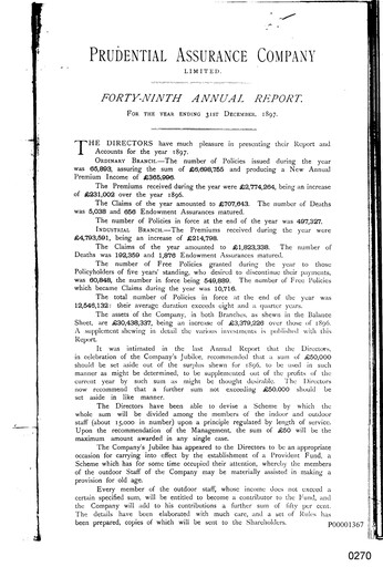 Vorschaubild Prudential Jahresbericht 1897