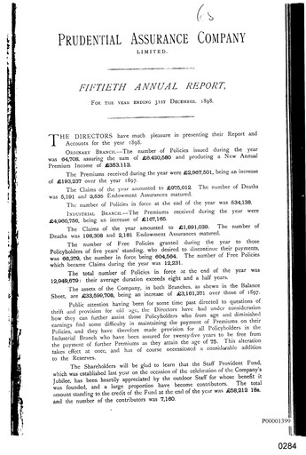 Vorschaubild Prudential Jahresbericht 1898