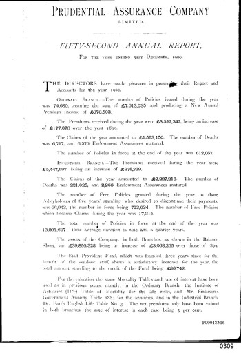 Vorschaubild Prudential Jahresbericht 1900