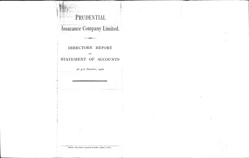 Vorschaubild Prudential Jahresbericht 1906