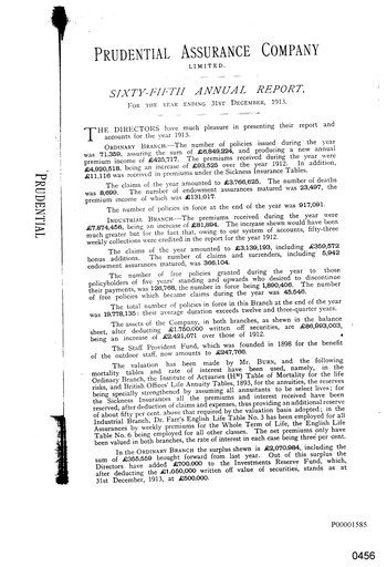 Vorschaubild Prudential Jahresbericht 1913