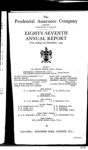 Vorschaubild Prudential Jahresbericht 1935