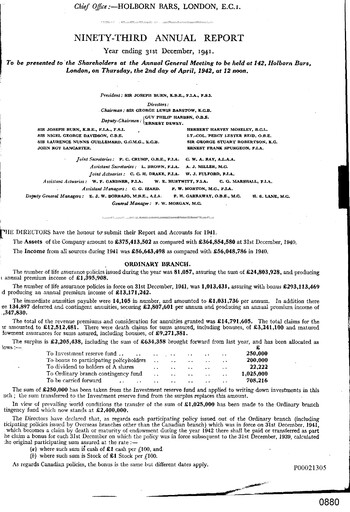 Vorschaubild Prudential Jahresbericht 1941