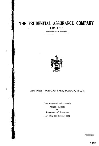 Vorschaubild Prudential Jahresbericht 1955