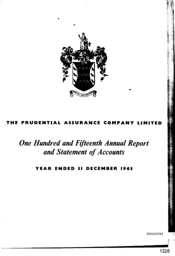 Vorschaubild Prudential Jahresbericht 1963