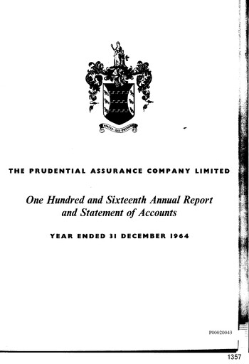 Vorschaubild Prudential Jahresbericht 1964