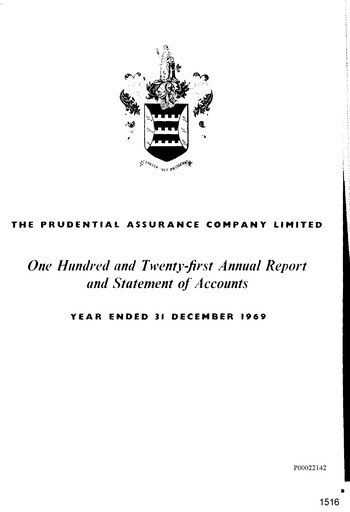 Vorschaubild Prudential Jahresbericht 1969