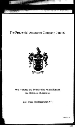 Vorschaubild Prudential Jahresbericht 1971