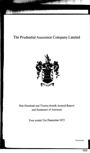 Vorschaubild Prudential Jahresbericht 1972