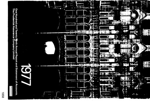Vorschaubild Prudential Jahresbericht 1977