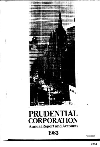 Vorschaubild Prudential Jahresbericht 1983
