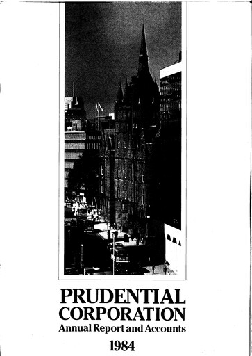 Vorschaubild Prudential Jahresbericht 1984