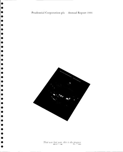 Vorschaubild Prudential Jahresbericht 1991