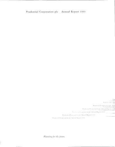 Vorschaubild Prudential Jahresbericht 1993