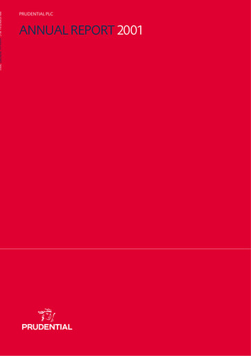 Thumbnail Prudential Annual Report 2001