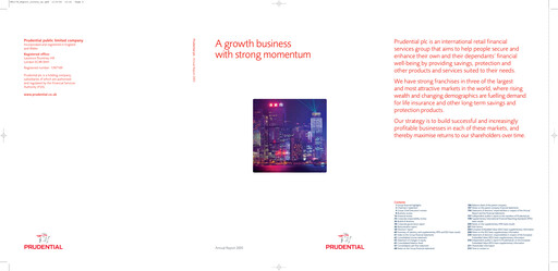 Thumbnail Prudential Annual Report 2005
