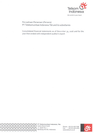 Thumbnail Telkom Indonesia Financial Statement 2016