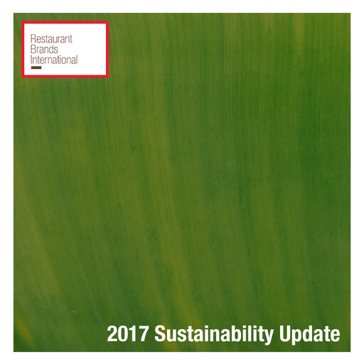 Thumbnail Restaurant Brands International Sustainability Report 2017