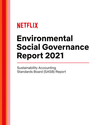 Thumbnail Netflix ESG Report 2021