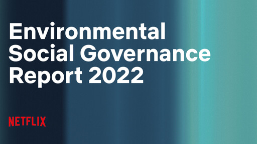Thumbnail Netflix ESG Report 2022