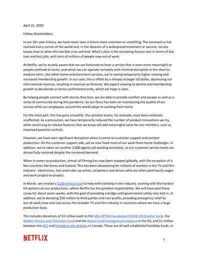Thumbnail Netflix Quarterly Report 2020-q1