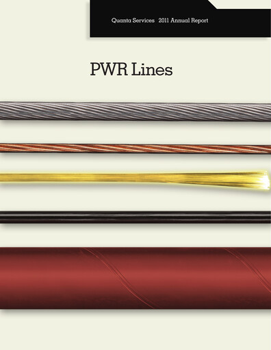 Thumbnail Quanta Services
 Annual Report 2011