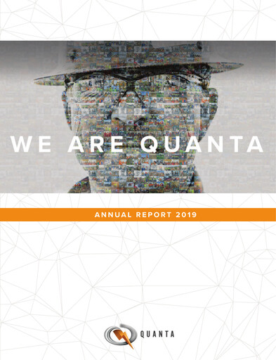 Thumbnail Quanta Services
 Annual Report 2019