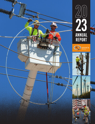 Thumbnail Quanta Services
 Annual Report 2023