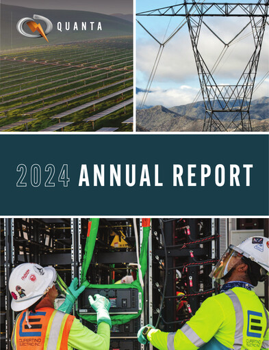 Thumbnail Quanta Services
 Annual Report 2024