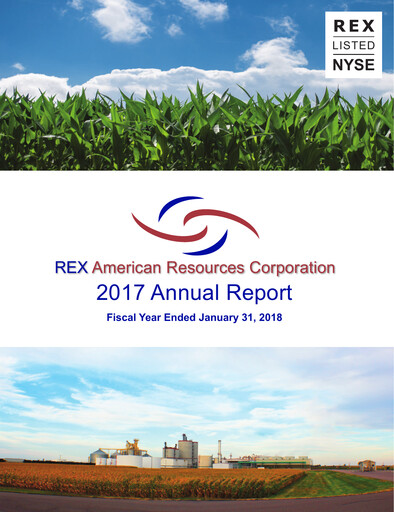 Thumbnail REX American Resources
 Annual Report 2017