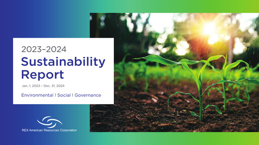 Thumbnail REX American Resources
 Sustainability Report 2023-2024
