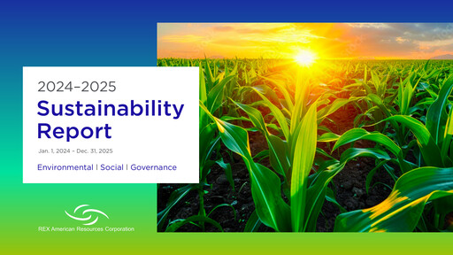 Thumbnail REX American Resources
 Sustainability Report 2024-2025