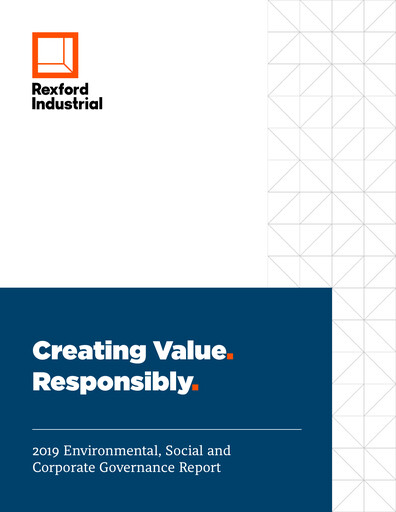 Thumbnail Rexford Industrial ESG Report 2019