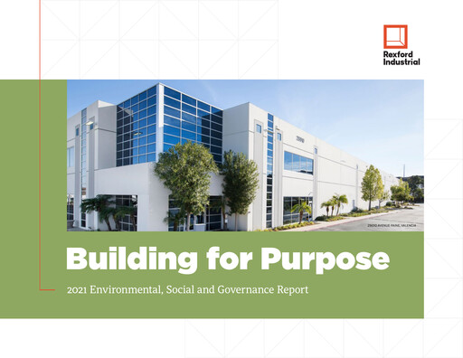 Thumbnail Rexford Industrial ESG Report 2021