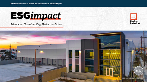 Thumbnail Rexford Industrial ESG Report 2023