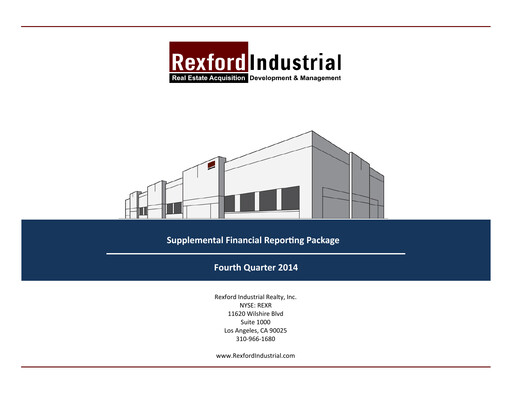 Thumbnail Rexford Industrial Quarterly Report 2014-q4