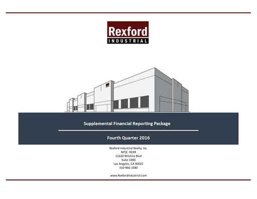 Thumbnail Rexford Industrial Quarterly Report 2016-q4