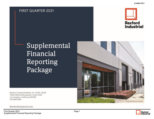 Thumbnail Rexford Industrial Quarterly Report 2021-q1
