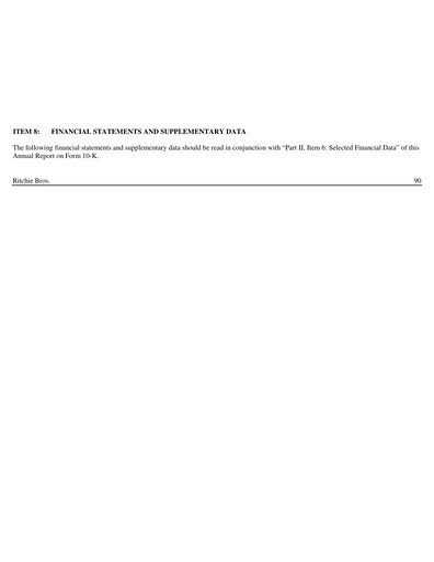 Thumbnail RB Global
 Financial Statement 2016