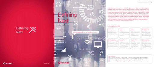 Thumbnail Rogers Communication Annual Report 2009