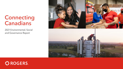 Thumbnail Rogers Communication ESG Report 2021